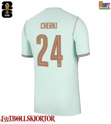 Frankrike Rayan Cherki #24 Bortatröja VM 2026 Kortärmad